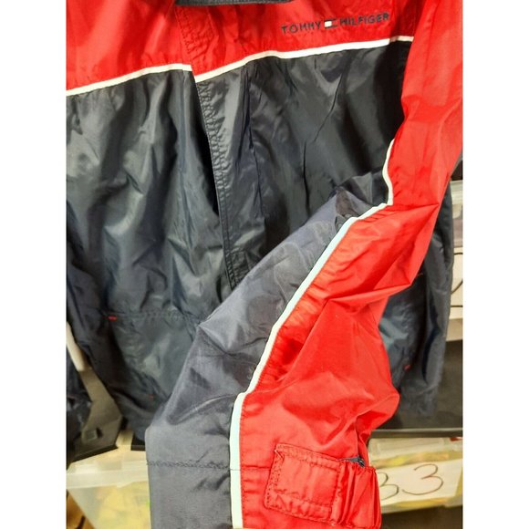 Vintage TOMMY HILFIGER Athletics Flag Spell Out Jacket/Windbreaker. Medium M - Picture 5 of 10